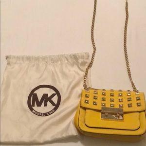 Yellow Michael Kors purse